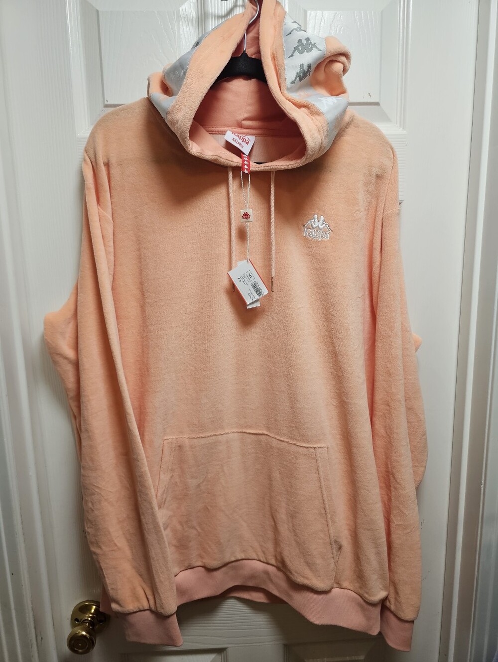 NWT Kappa 222 Banda Loredo Terry Velour Hoodie XXL